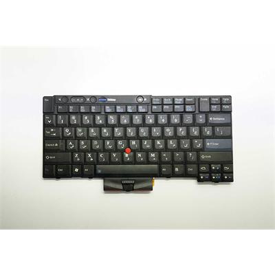 کیبورد اورجینال Lenovo ThinkPad T520/T520i رو دستگاهی مشکی فریم‌دار بدون بک لایت