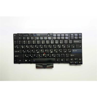 کیبورد اورجینال Lenovo ThinkPad T520/T520i رو دستگاهی مشکی فریم‌دار بدون بک لایت دکمه موس IBM خراب