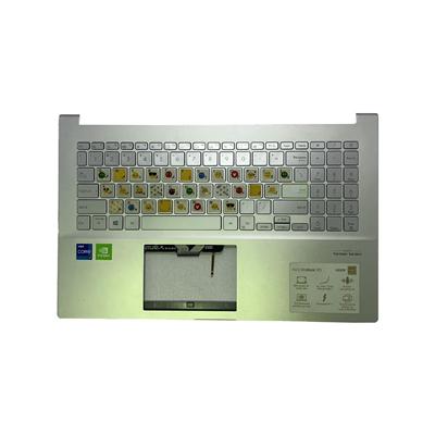 Original OEM ASUS VivoBook S533E Palmrest (C Cover) with Keyboard – Silver (Pulled)