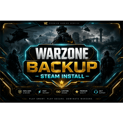 نصب بک اپ استیم بازی Call of Duty Warzone