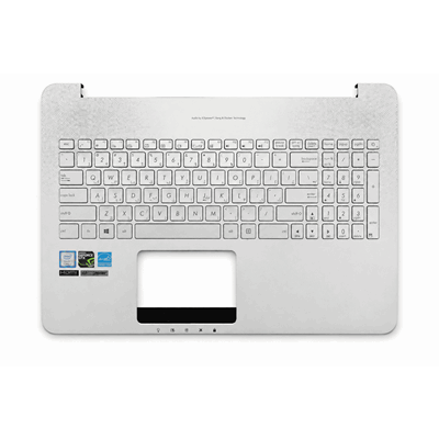 قاب C اورجینال رو دستگاهی لپ تاپ ایسوس ASUS N552 نقره ای با بک لایت