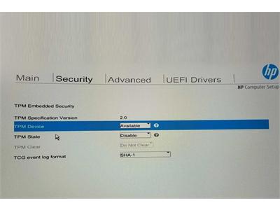 رفع خطاهای TPM Security Device در HP ZBook Power G8