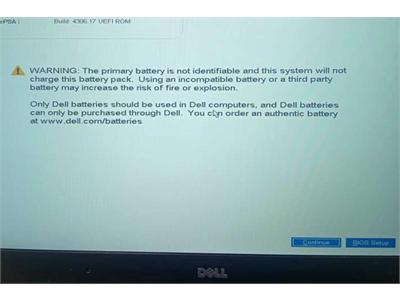 خطای «Primary battery is not identifiable» در Dell Precision 5520؛ علت‌ها و راه‌حل تخصصی