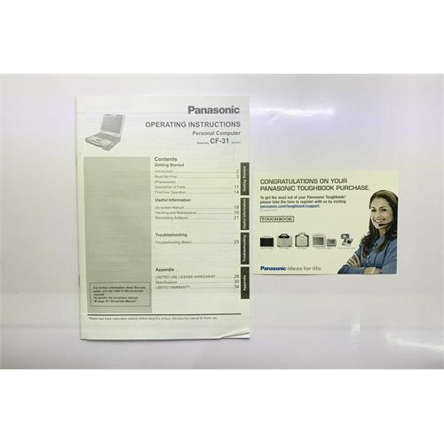 لپ‌تاپ صنعتی و نظامی Panasonic Toughbook CF‑31 JEGAXDM لمسی