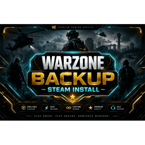 نصب بک اپ استیم بازی Call of Duty Warzone