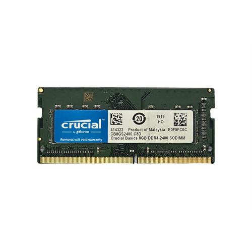 رم لپ تاپ 8 گیگابایت DDR4 باس 2400 برند CRUCIAL اورجینال رو دستگاهی
